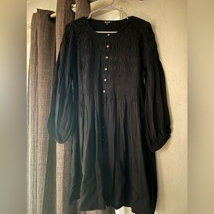 Madewell Button Front Mini Dress